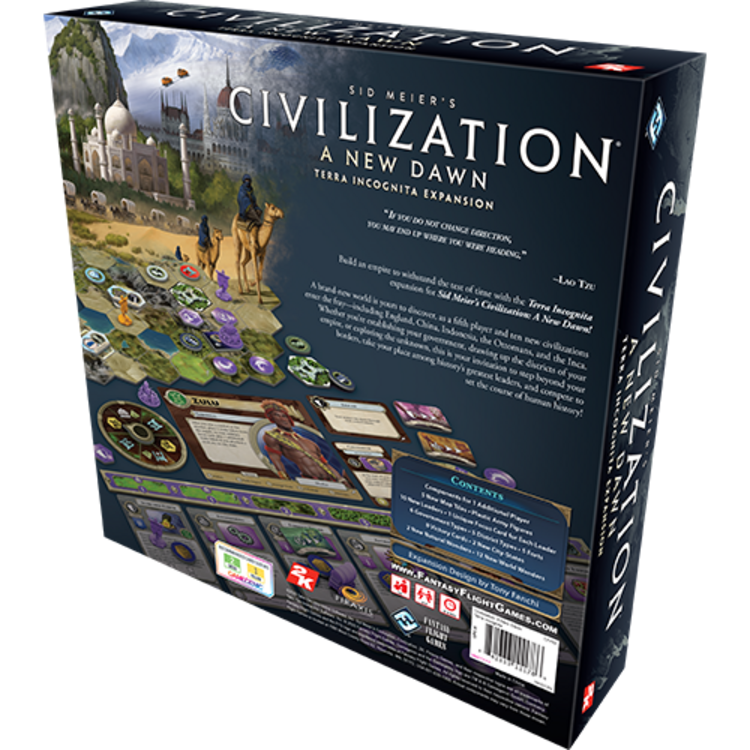 Fantasy Flight Civilization A New Dawn: Terra Incognita Expansion