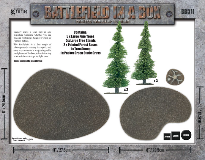 Battlefield in a Box Battlefield in a Box: Large Pine Wood