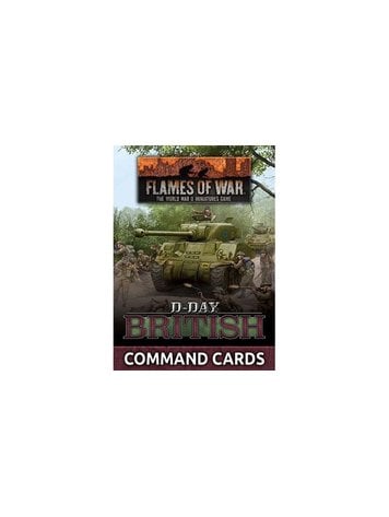 Flames of War Flames of War Command Cards: D-Day, British