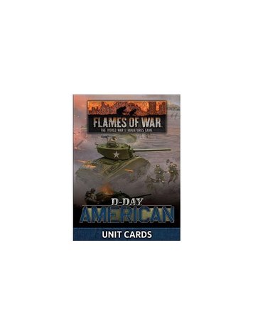 Flames of War Flames of War Unit Cards: D-Day, American