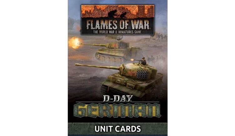 Flames of War Flames of War Unit Cards: D-Day, German