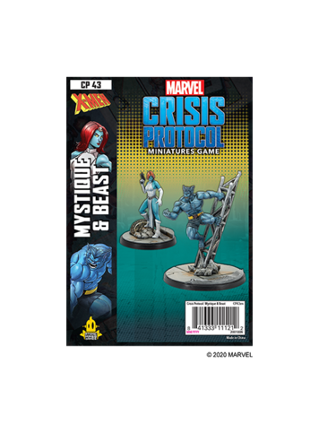 Atomic Mass Games Marvel Crisis Protocol: Mystique & Beast