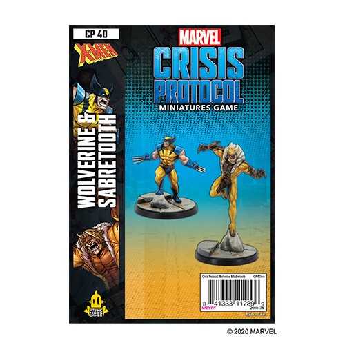 Atomic Mass Games Marvel Crisis Protocol: Wolverine & Sabertooth