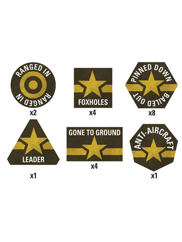 Flames of War Flames of War Tokens: Fighting First Set