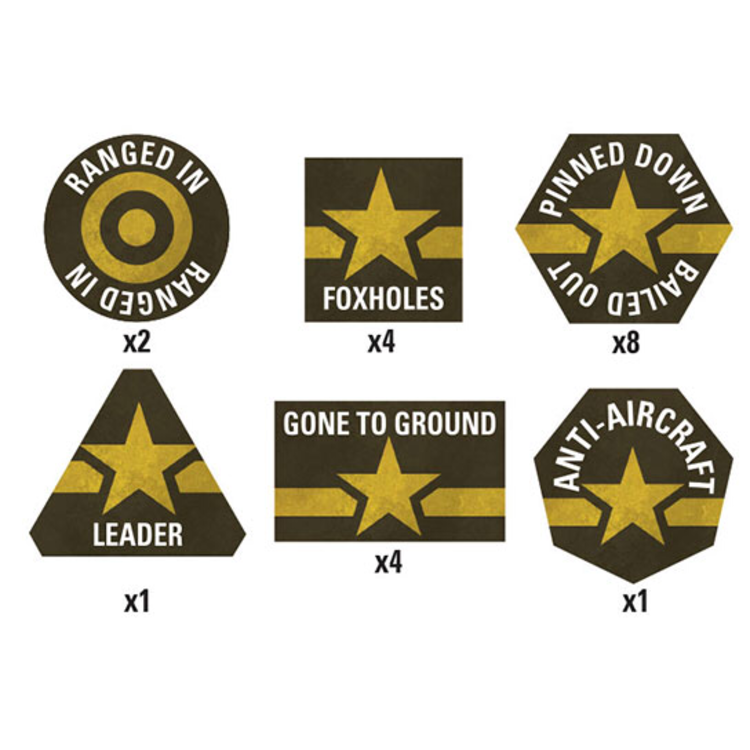 Flames of War Flames of War Tokens: Fighting First Set