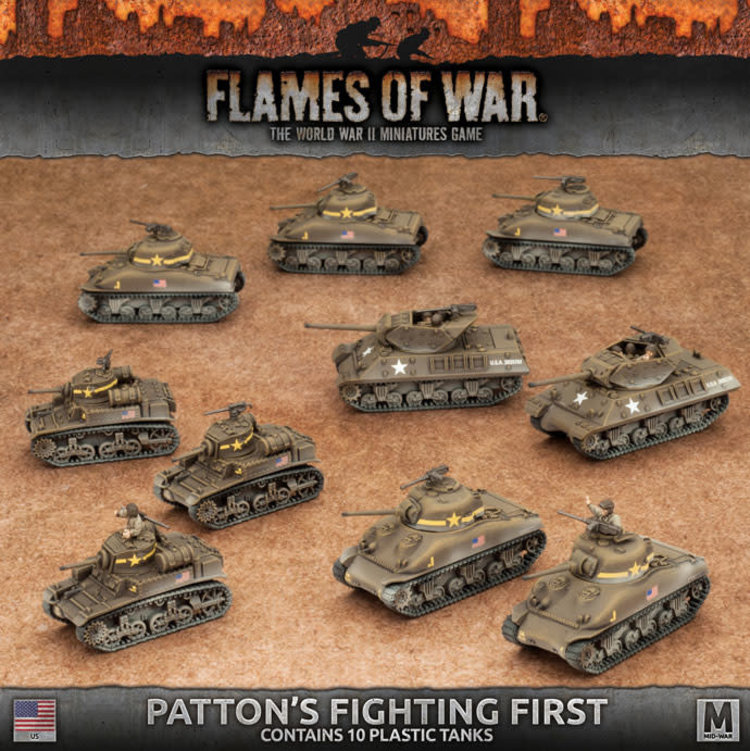 Flames of War Flames of War: USA- Patton's Fighting First (mid)