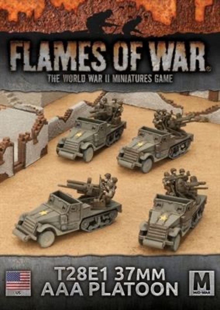 Flames of War Flames of War: USA- T28E1 37mm  AAA Platoon (mid)