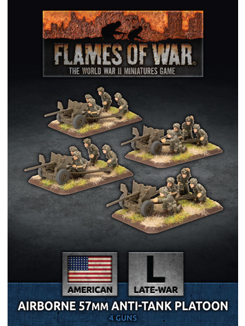 Flames of War Flames of War: USA- Airborne 57mm Anti-tank Platoon (late)