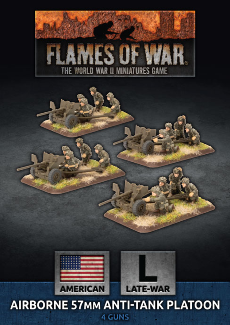 Flames of War Flames of War: USA- Airborne 57mm Anti-tank Platoon (late)