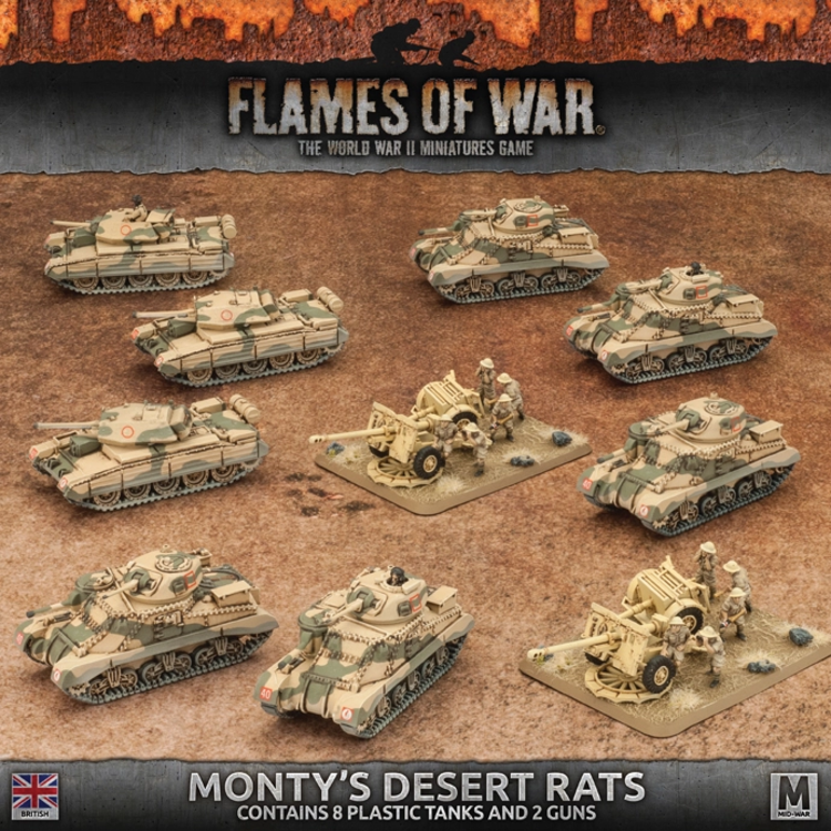 Flames of War Flames of War: British- Monty's Desert Rats (mid)