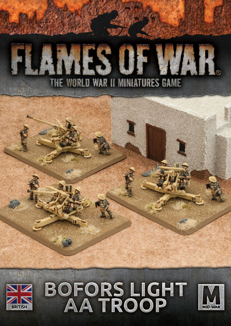 Flames of War Flames of War: British- BOFORS Light AA Troop (mid)
