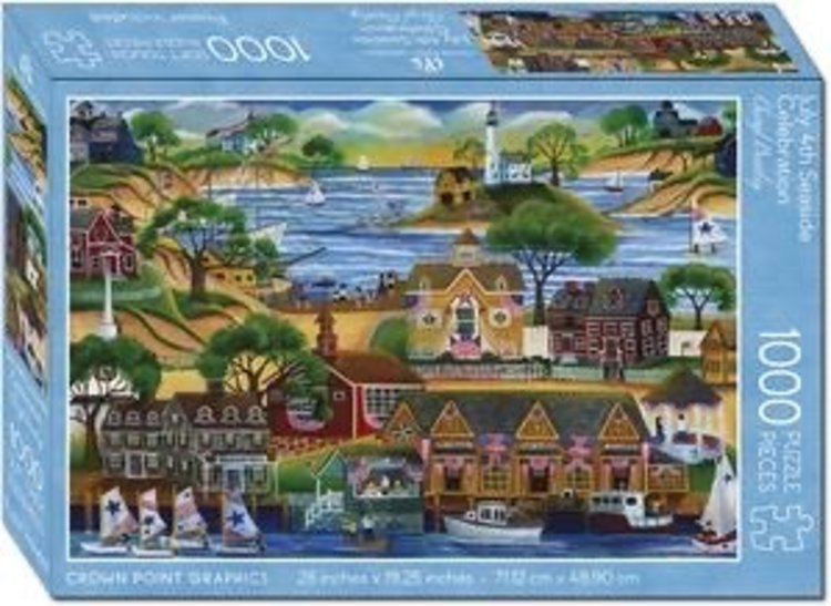 Crown Point Graphics Crown Point Puzzle: July 4th Seaside Celebration (1000pc)