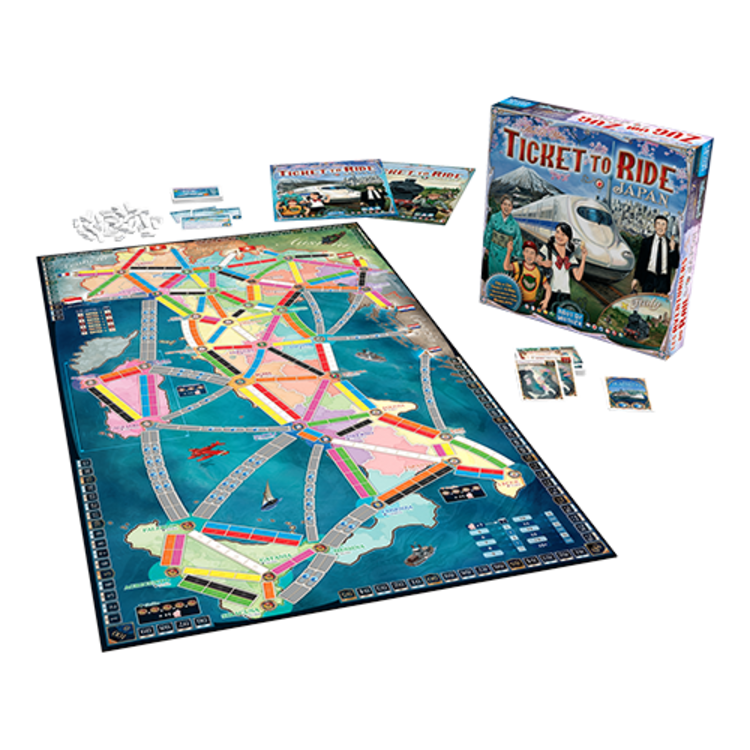Days of Wonder Ticket to Ride: Japan & Italy map 7