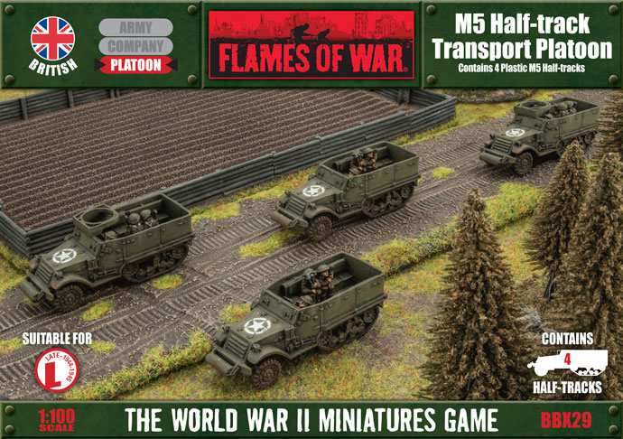 Flames of War Flames of War: British- Cromwell Armoured Platoon (late)