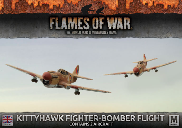 Flames of War Flames of War: British- Kittyhawk Fighter-Bomber Flight (mid)