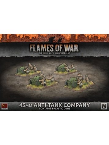 Flames of War Flames of War: Soviet- 45mm Anti-Tank Company (mid)