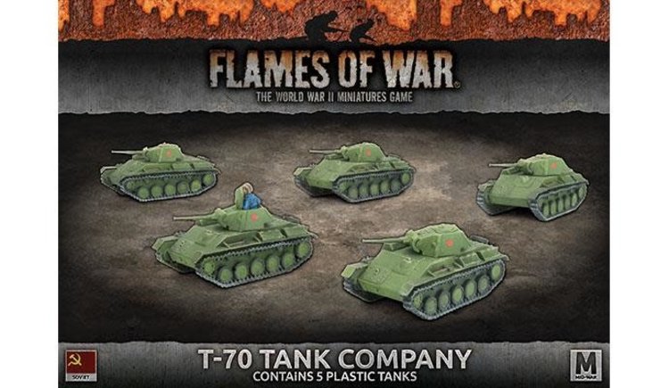 Flames of War Flames of War: Soviet- T-70 Tank Company (mid)
