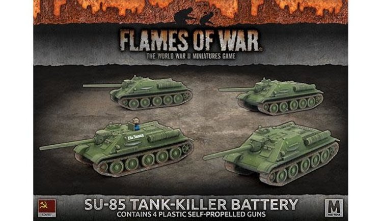 Flames of War Flames of War: Soviet- SU-85 Tank-Killer Battery (mid)