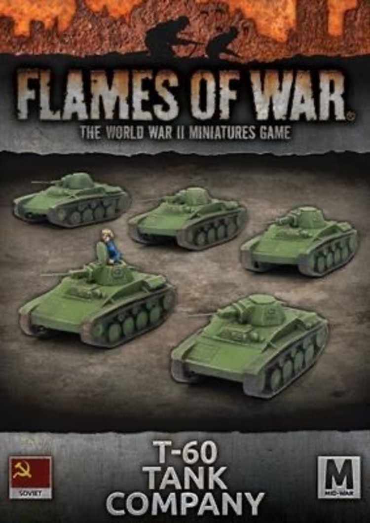 Flames of War Flames of War: Soviet- T-60 Tank Company (mid)