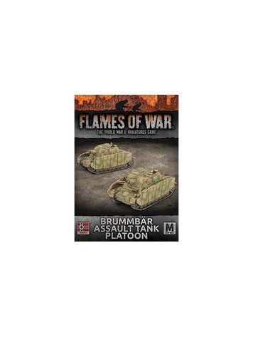 Flames of War Flames of War: German- Brummbar Assault Tank Platoon (mid)