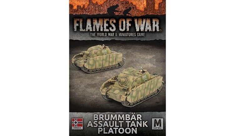 Flames of War Flames of War: German- Brummbar Assault Tank Platoon (mid)