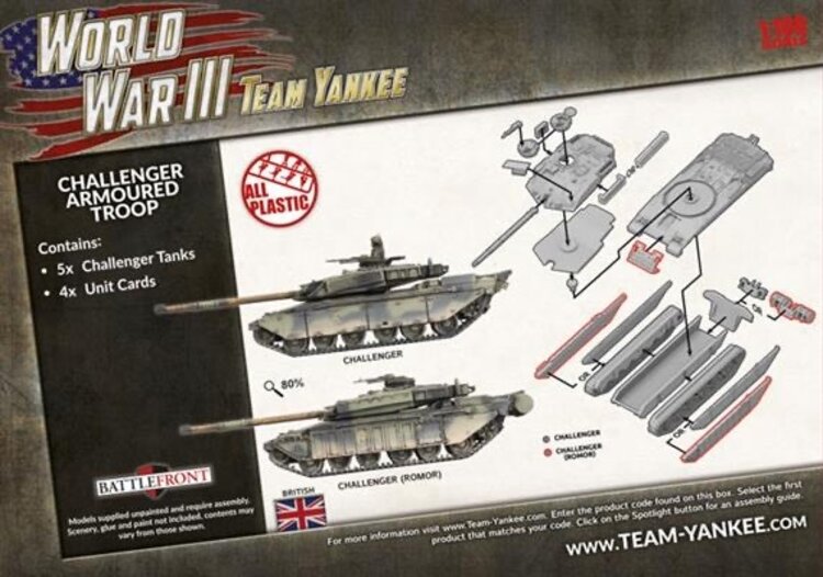Team yankee Team Yankee: British- Challenger Armoured Troop
