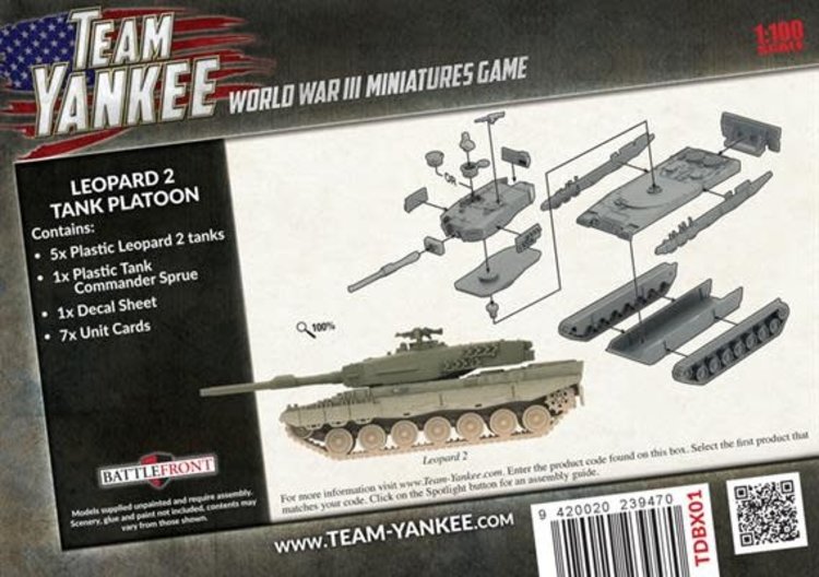 Team yankee Team Yankee: NATO Netherland- Leopards 2 Tank Platoon