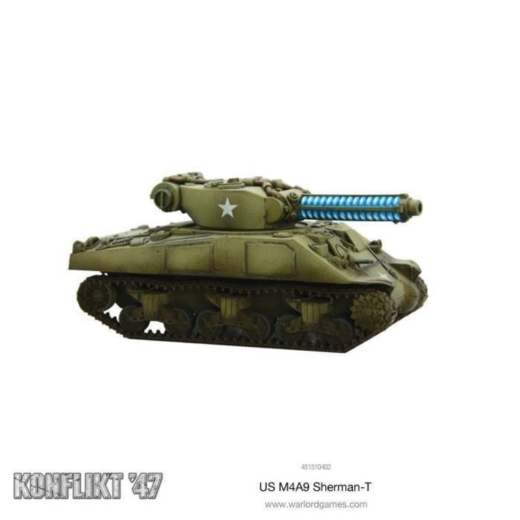 Warlord games Konflikt ‘47: US- M4A9-T Sherman w/ Tesla Cannon