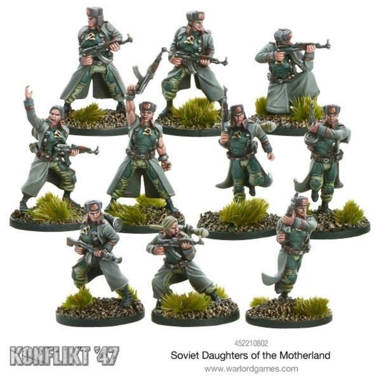 Warlord games Konflikt ‘47: Soviet- Daughters of the Motherland