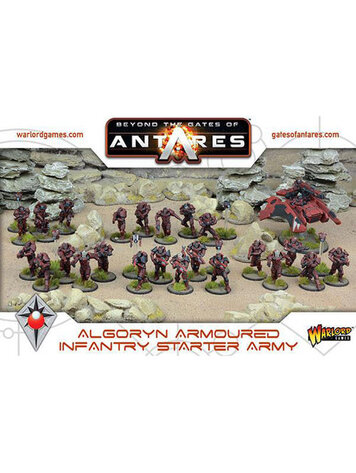 Warlord games Beyond the Gates of Antares: Algoryn- Armoured Infantry Starter Army