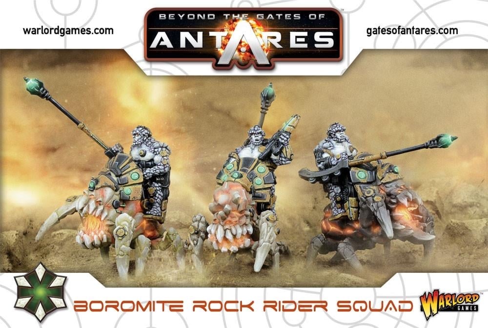 Warlord games Beyond the Gates of Antares: Boromite- Rock Rider Squad