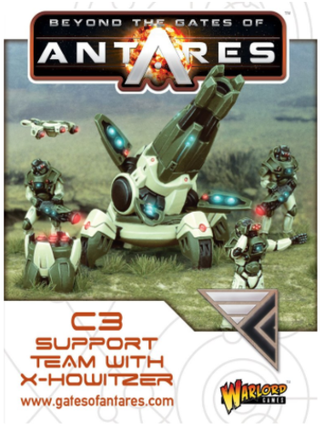 Warlord games Beyond the Gates of Antares: Concord- C3 Support Team w/ X-Howitzer