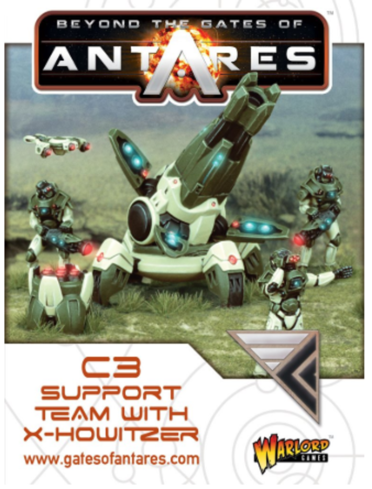 Warlord games Beyond the Gates of Antares: Concord- C3 Support Team w/ X-Howitzer