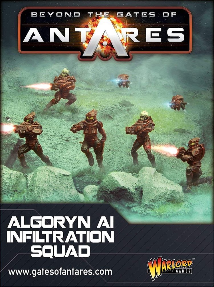Warlord games Beyond the Gates of Antares: Algoryn- AI Infiltration Squad