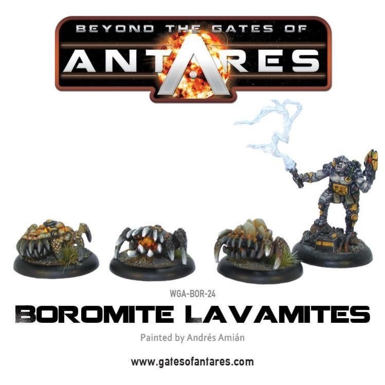 Warlord games Beyond the Gates of Antares: Boromite Lavamites