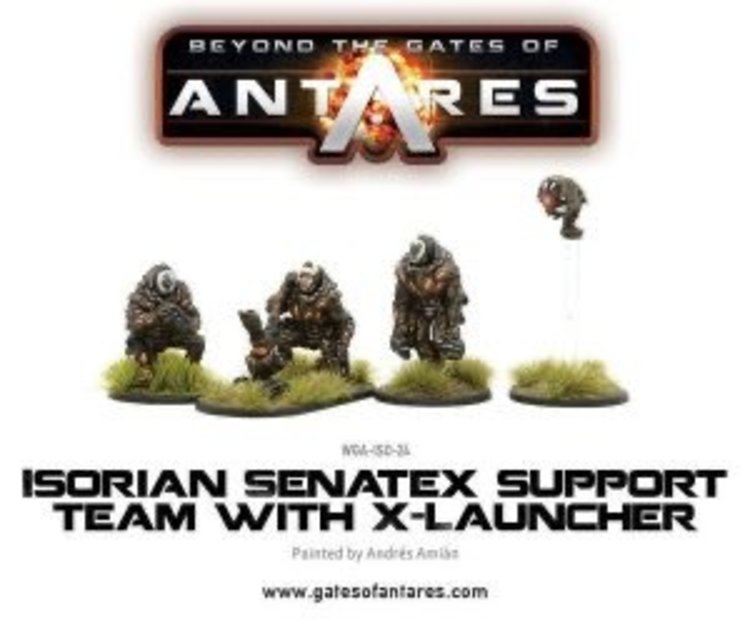 Warlord games Beyond the Gates of Antares: Isorian- Sentax Support with launcher