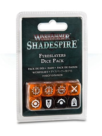 Games Workshop Warhammer Underworlds: Fyreslayers Dice Pack