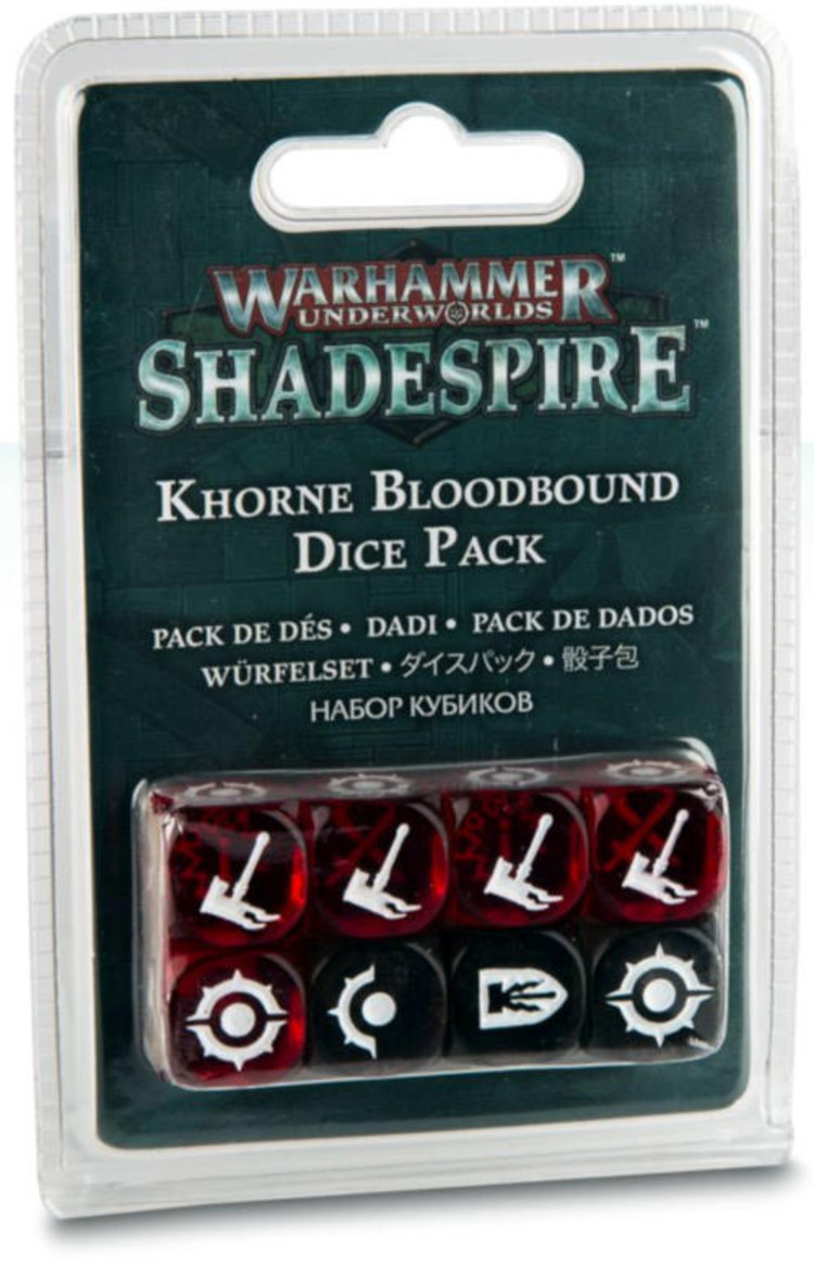 Games Workshop Warhammer Underworlds: Khorne dice