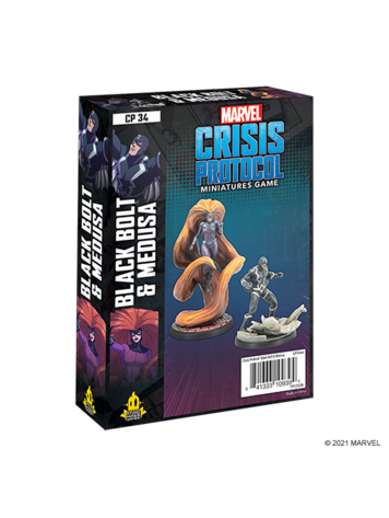 Atomic Mass Games Marvel Crisis Protocol: Black Bolt & Medusa