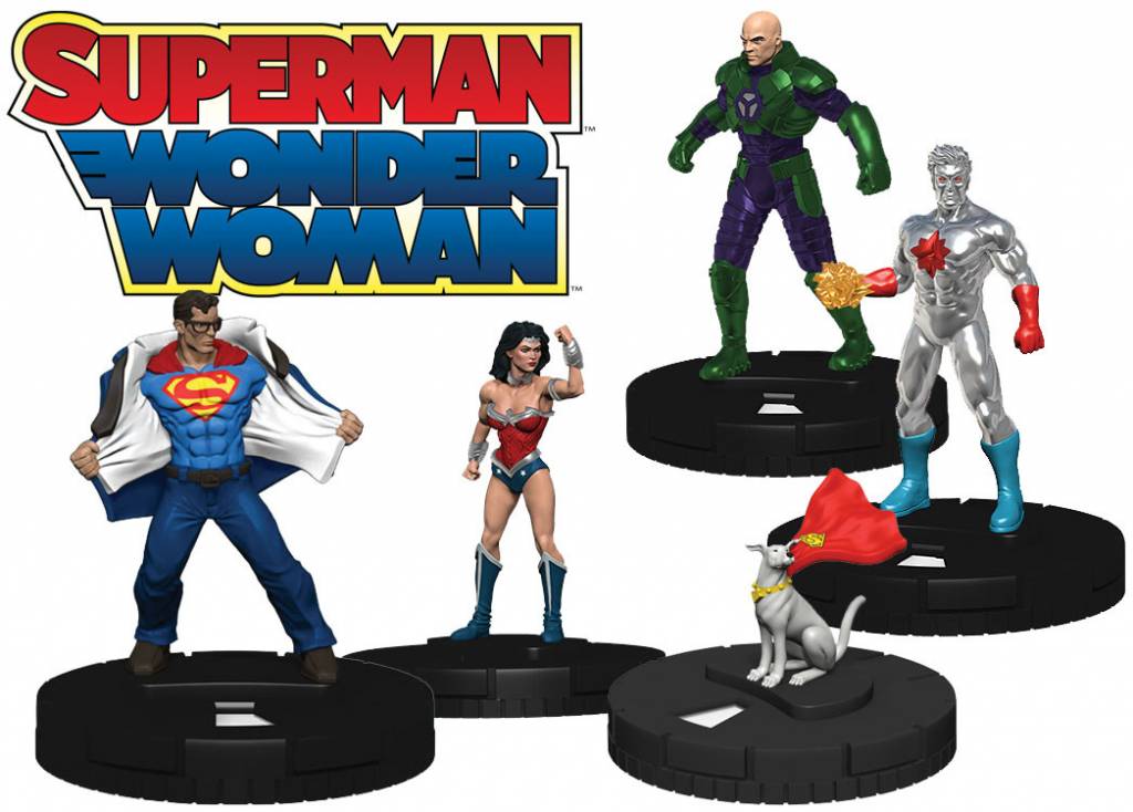 HeroClix-DC DC Heroclix: Superman Wonder Woman Colasal Booster
