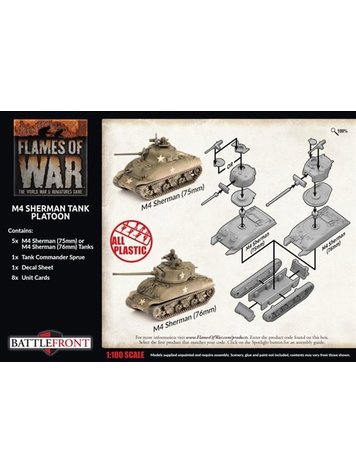 Flames of War Flames of War: US- M4 Sherman Tank Platoon (late)