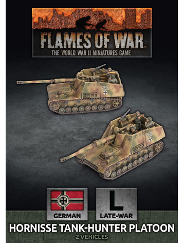 Flames of War Flames of War: German- Hornisse Tank Hunter Platoon (late)