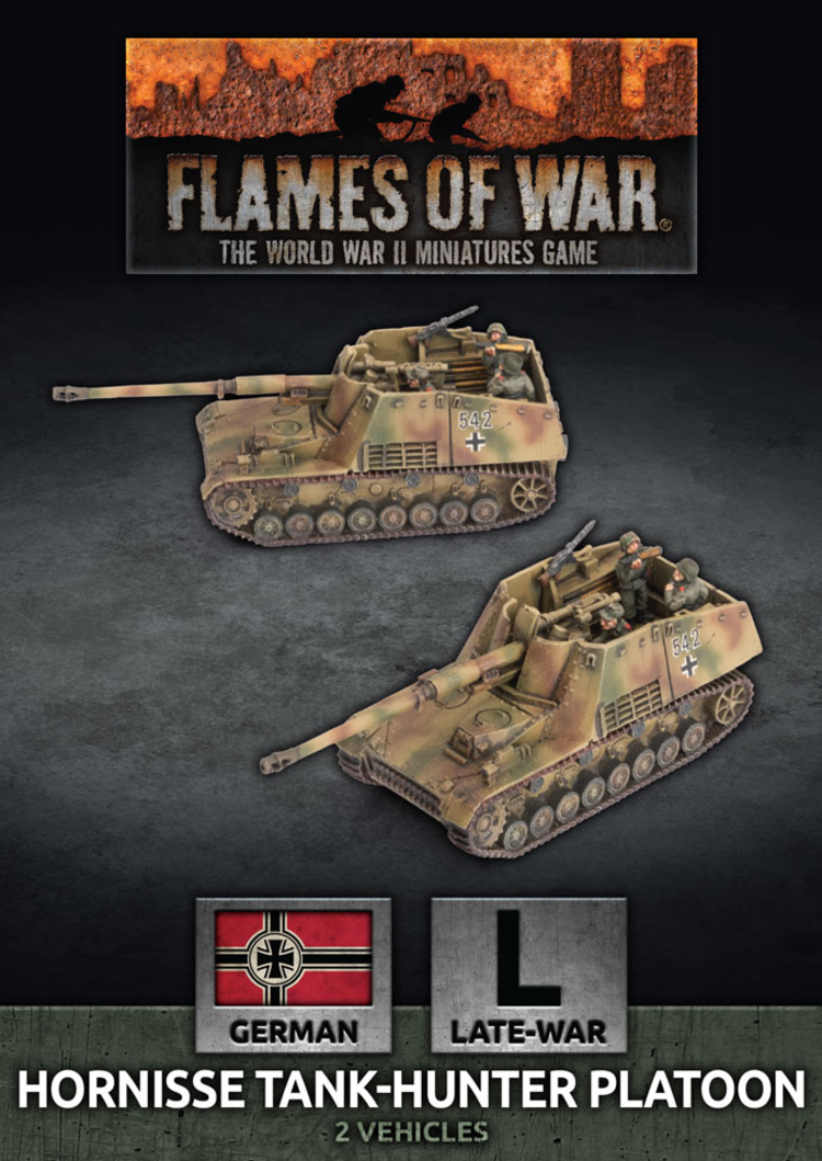 Flames of War Flames of War: German- Hornisse Tank Hunter Platoon (late)