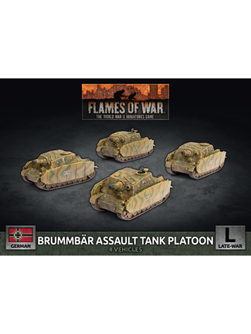 Flames of War Flames of War: German- Brummbar Assault Tank Platoon (late)