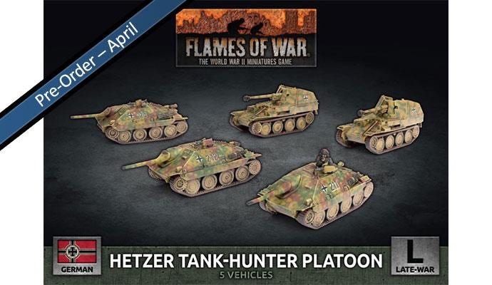 Flames of War Flames of War: German- Hetzer Tank Hunter Platoon (Late)