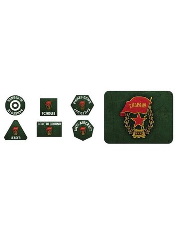 Flames of War Flames of War: Soviet- Guards Token & Objective Set