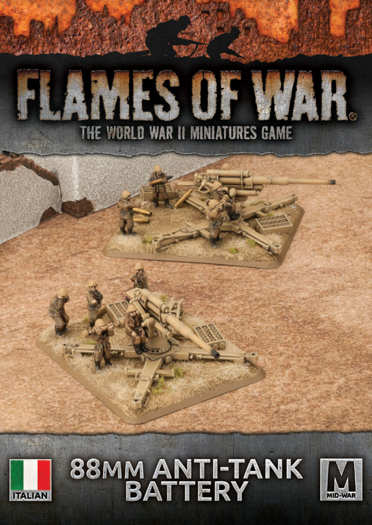 Flames of War Flames of War: Italy- 88mm Anti-tank Battery (mid)