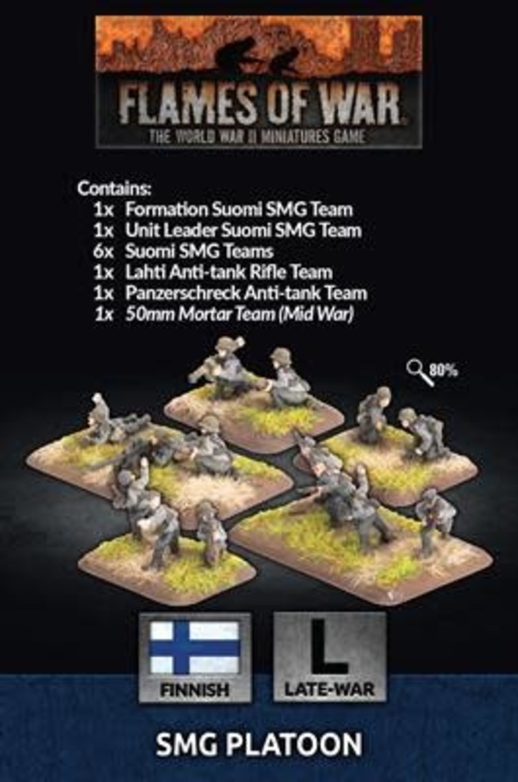 Flames of War Flames of War: Finnish- SMG Platoon