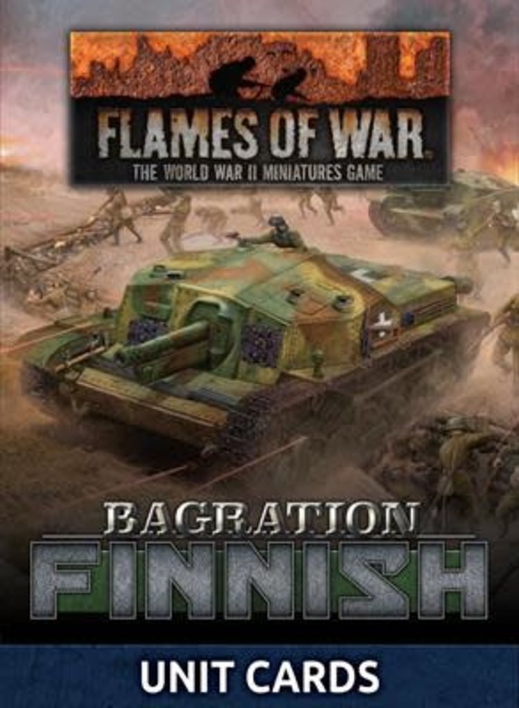 Flames of War Flames of War Unit Cards: Bagration Finnish