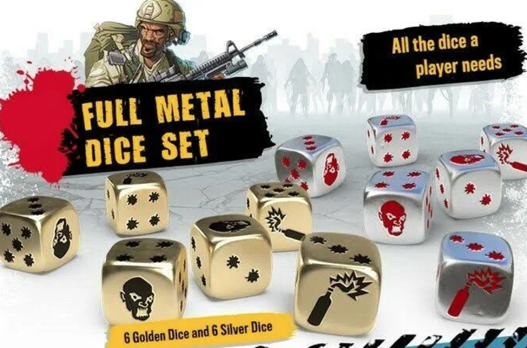 CMON Zombicide 2nd ed: Metal Dice Kickstarter